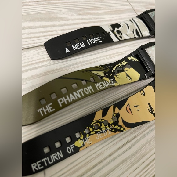 3- Burger King 2005 STAR WARS Saga Watch Return Of The Jedi Watch -needs Battery - Picture 5 of 7